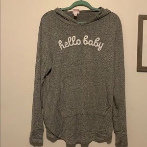 Hello Baby Hooded Top